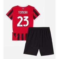 Dětský fotbalový dres AC Milan Fikayo Tomori #23 2024-25 Domácí Krátký Rukáv (+ trenýrky)